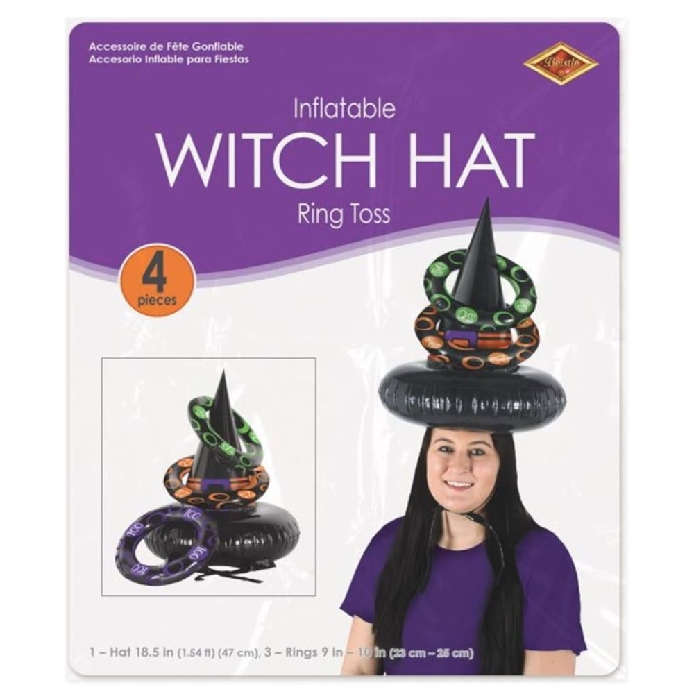 Inflatable Witch Hat Ring Toss